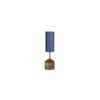 Amara Wood Table lamp with Blue Jute Shade