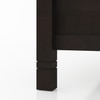 Raynor Solid Wood King Size Bed Without Storage (American Walnut Finish)