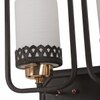 Eliante Modern Wall Lights Mild Steel, Glass & Glass Material Brown,Gold & White Finish
