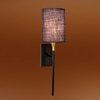 Devansh Metal Electric Wall Light in Black Colour with Blue Shade Count of 1 Light