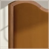 Solara Wave Luxe King Size Bed in velvet With Oak wood Frame & Hydraulic Storage