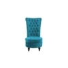 Piece High Back Accent Chair in T Blue Colour