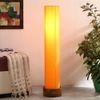 Cedric Yellow Cotton Shade Floor Lamp