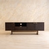 Sculpt Solid Wood TV Unit in Brown Colour