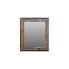 Kephalos reclaimed wood wall mirror 15.75ix1inx15.75in