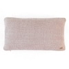 Moss Marld Knit Cushion Cover  Pale Pink Beige 12X20  Inches