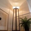 Blender Beige Jute Floor Lamp with Beige Jute Base