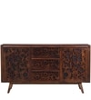 Lifty Sheesham Wood Sideboard In Provincial Teak Finish