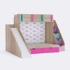 Sleep N SlideBunk Bed 6X5 Drawers On Wheels In Oak and Pink Colour67