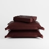 Stoa Paris 300TC UltrSatin King Bedsheet Set Satin King Hot Chocolate