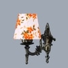 Devansh Metal Electric Wall Light in Antique Gold Colour with Multi Shade Count of 1 Light