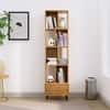 Hexa Engineered Wood Bookshelf Multipurpose Storage Rack in Giant Wood