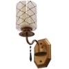 Eliante Modern Wall Lights Mild Steel & Glass Material Antique & Champaign Finish