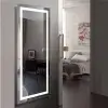 Full-Length Bedroom Dressing Mirror with Lights Adjustable LED Standing Mirror