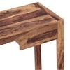 Zaria Sheesham Wood Study Computer Table In Natural Teak Finish