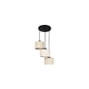 Solomon Beige Bamboo Cluster Hanging Light