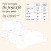 Stoa Paris Satin Bedsheet King Size with 2 Pillow Covers heet King Mystique Blue