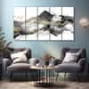 The Castle Decor Nature Art Wall Painting Wooden Framed 27x48 Inch (Style 1)
