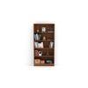 Alex Engineered Wood Bookshelf in Walnut Finish