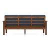 Raynor 3 Seater Wooden Sofa (Midnight Indigo Blue)