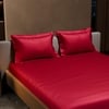 Stoa Paris 300TC UltrSatin King Bedsheet Set Satin King Firty Red
