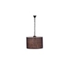 Drake Blue Natural Fiber Hanging Light
