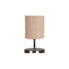 Beige Jute table lamp with Steel Base -48
