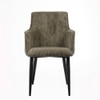Serenity Fabric Dining Chair in Green Colour