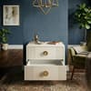 Snowcrest Engineered Wood Bed Side Table in White