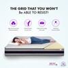 Relaxgrid with High Density  Mattress (78 x 35 in, 8 Inches)