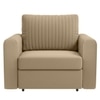 Melano  Pull Out Sofa cum Bed  in Beige Colour