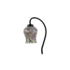 Multicolor Mosaic Glass Curvy Table lamp with Iron Base (EN27)
