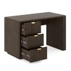 Strio Solid Wood Study Table in Dark Chestnut Finish