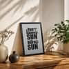 The Castle Decor Shine Like A Sun Motivational Wall Art 8x12 Inch