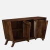 Tivaro Solid Wood  Side Board In Rustic Teak Finish