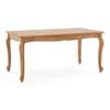 Taahira Dining Table 6 Seater In Natural Teak Finish