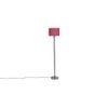 Daveigh Pink Cotton Shade Floor Lamp