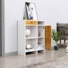 Hexa Red Multipurpose Storage Cabinet With 1 Drawer 1 Door in Frosty White And Giant Wood Colour