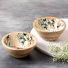 Elysian Flamingo Mango Wood Bowl Set Of 2