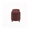 Leroj Boucle 2 Seater Ottoman Bench with Storage  in Pink  Color