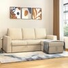 Kowloon Sectional Sofa Cum Bed with Storage in Sandshell Beige