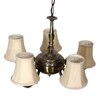 Devansh Dual Steel Metal  Wallmounted Lamp With Cotton Steel Metal  Shade