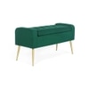 Gigel 2 Ottoman with Storage Color in Green