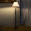 Devansh Wooden Floor Lamp