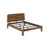 Samriddh Solid Wood Queen Size Non Storage Bed In Provincial Teak Finish