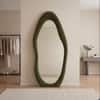 The Artment Green Fluid Reflection Unbreakable Floor Mirror For Home (160 X 60 CM)