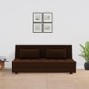 Merson 3 Seater Fold Out Sofa cum Bed  in Brown Colour