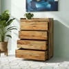 Elder Sheesham Wood Chest of Drawers in TEAK FINISH