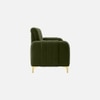 Monly Velvet 2 Seater Sofa Olive Green Color