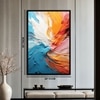 The Castle Decor Modern Abstract Wall Art Framed Painting 20x30 Inch Style 1